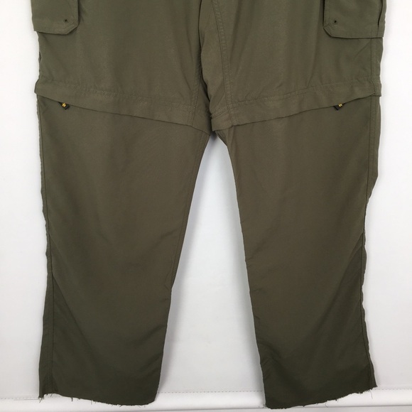 Boy Scouts Cargo Uniform Pants Shorts Convertible Green Hiking Zip Off Outdoor - Picture 4 of 14